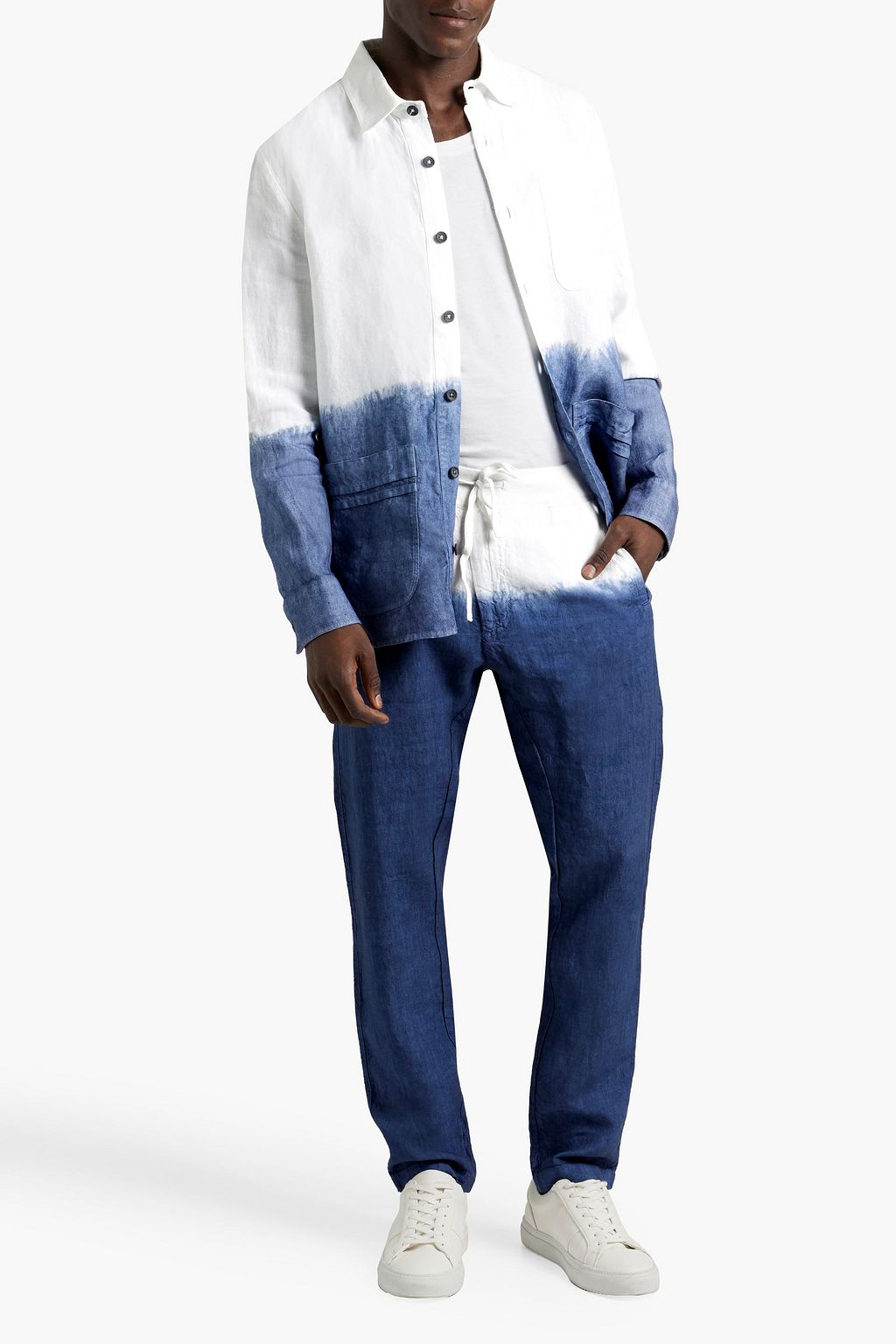 GoWear Dip-Dyed Linen Shirt