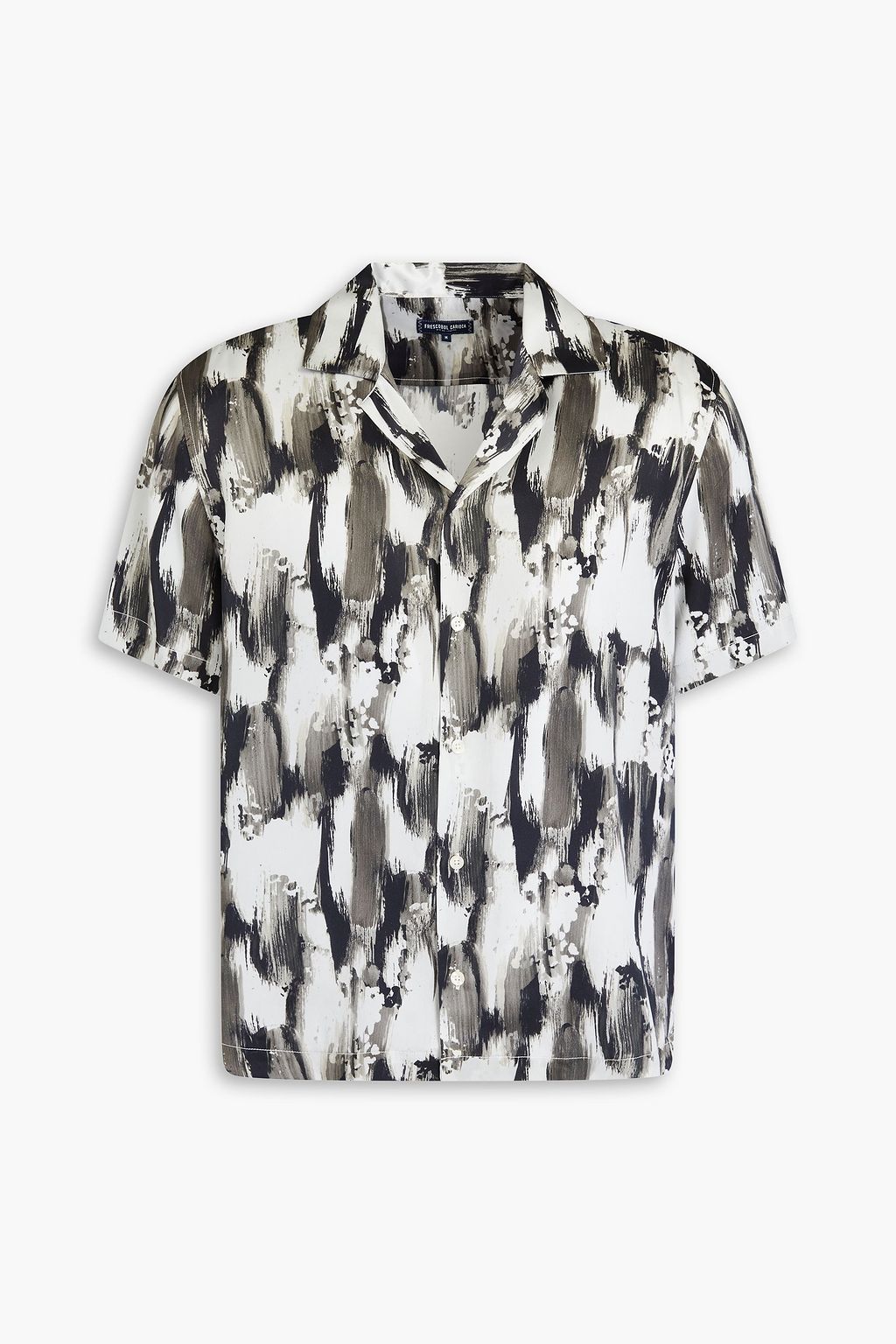 GoWear Roberto Printed Silk-Satin Shirt