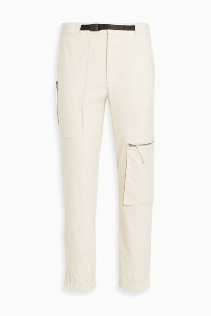 GoWear Buckle-Detail Cotton-Twill Pants