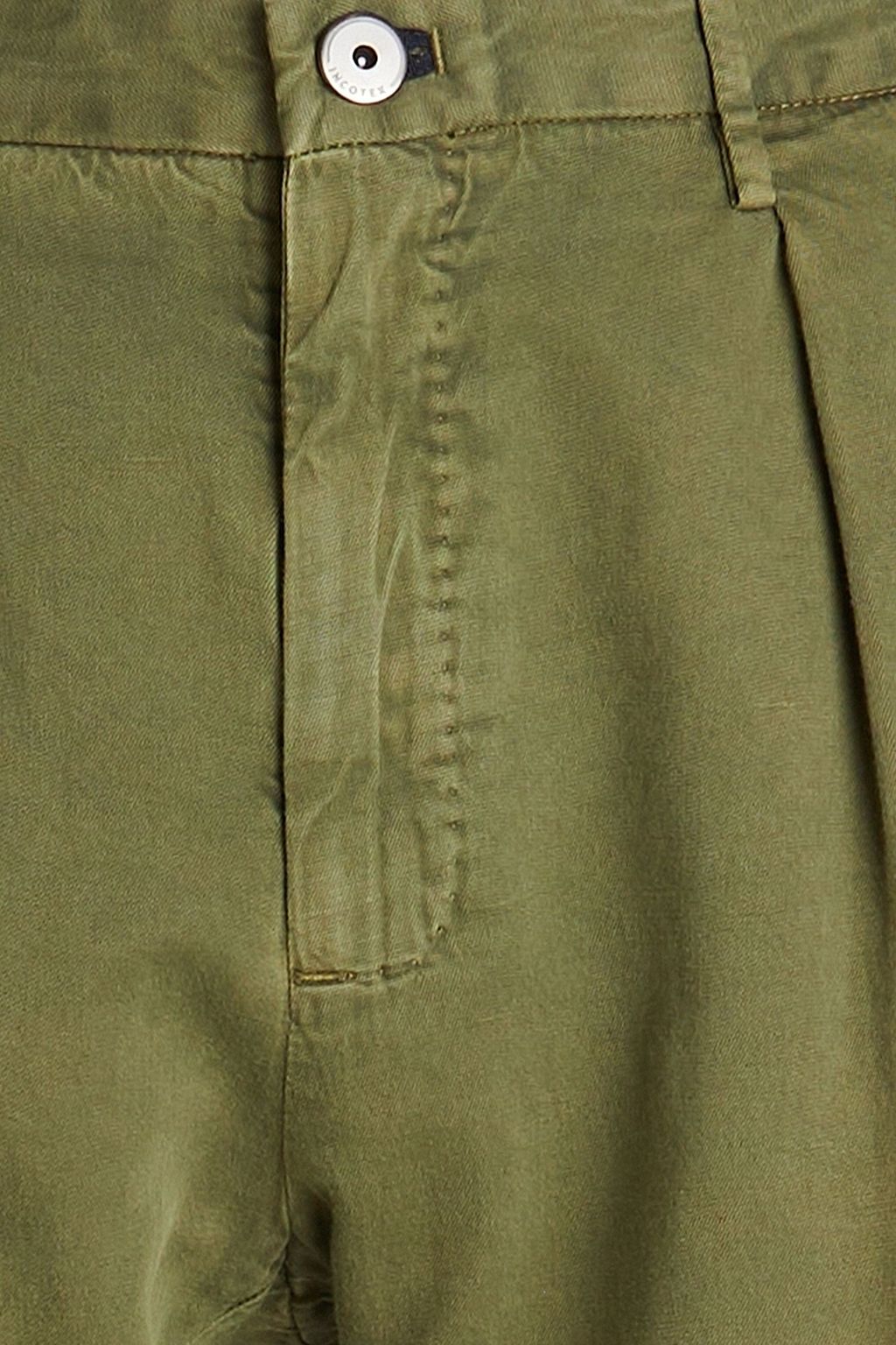 GoWear Pleated Cotton-Twill Chinos